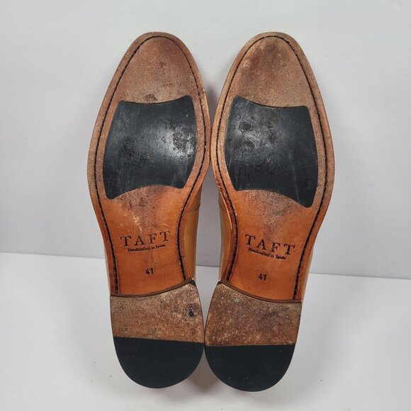Taft Men\'s Brown Leather Wingtip Dress Shoes US Size 8 EU 41 main image 7